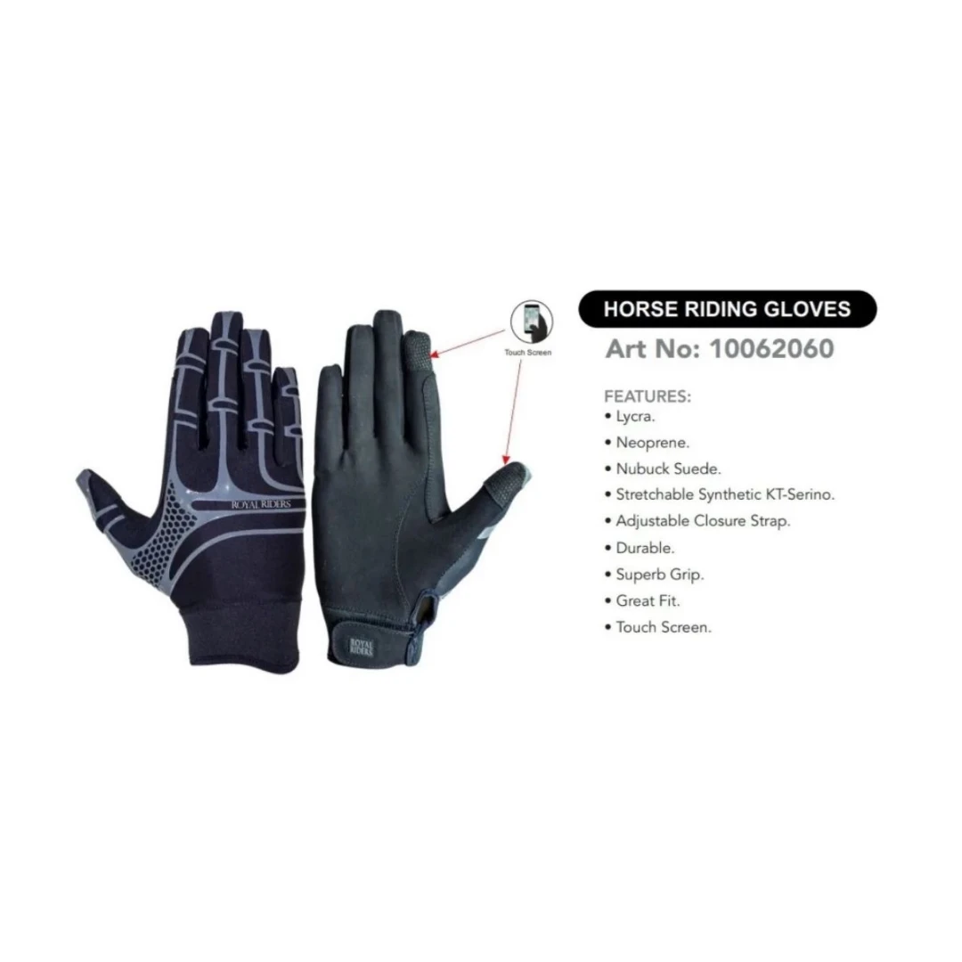 قفازات قدرة لون اسود